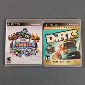 Skylanders Giants‎ and Dirt 3 Complete Edition Bundle PS3 PlayStation 3 Games
